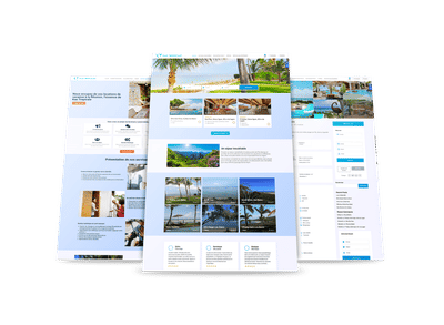 KazTropicale: Site d'agence locative saisonnière - Website Creatie