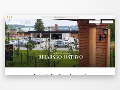 Ribarsko Ostrvo: website and maintenance for a resort on the Danube - Administration web