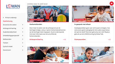 Websitecreatie voor LOWAN - Website Creatie