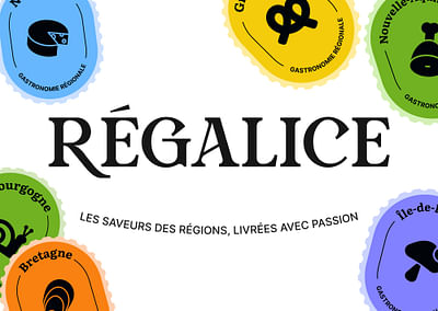🚚 RÉGALICE | Rebranding | Livraison de repas - Image de marque & branding