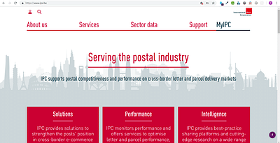 International Post Corporation - Création de site internet