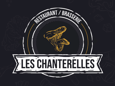 Branding d'un restaurant - Les chanterelles - Image de marque & branding