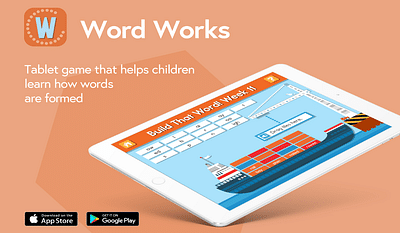 WordWorks! iPad and Android tablet app - Application mobile