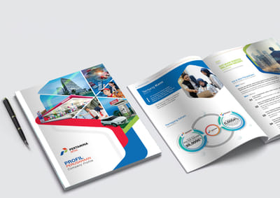 Company Profile Pertamina Retail - Graphic Design