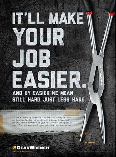 Double X Pliers - Advertising
