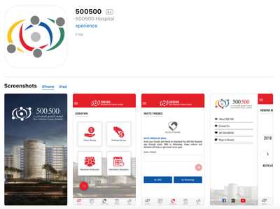 500500 Hospital Mobile App - Publicidad Online