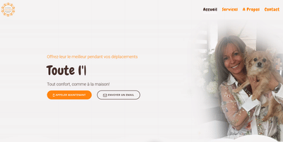 Pension pour petits chiens - Mobile App