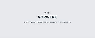 TYPO3 Award 2016 – Best ecommerce TYPO3 website - E-commerce