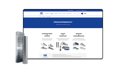 TTL Torluftschleier GmbH | TYPO3 Website - Web Application