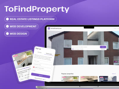 ToFindProperty – Real Estate Listings Platform - Aplicación Web
