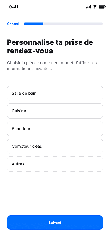 App de prise de Rendez-Vous - Product Management