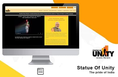Statue of Unity - Applicazione web