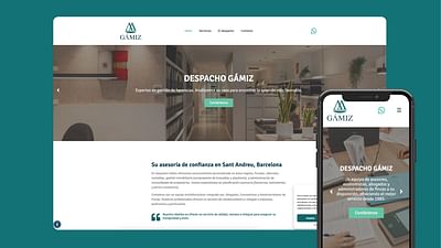 Despacho Gámiz - Website Creation