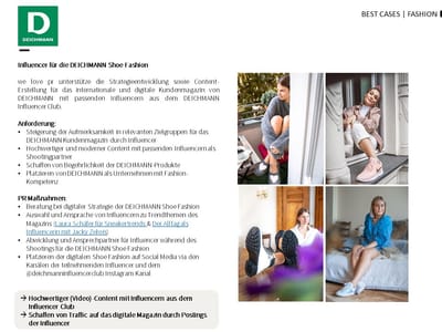 Influencer for Deichmann Shoe Fashion - Öffentlichkeitsarbeit (PR)