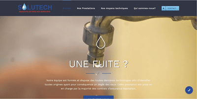 Création de site internet : Solutech RDF - Stratégie digitale