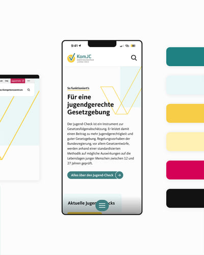 Barrierefreier Website Relaunch für KomJC - Content-Strategie