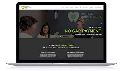 Website Build for Coomera Smile - Creación de Sitios Web