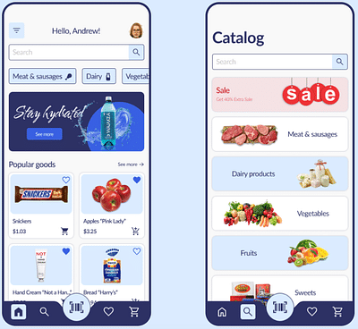Supermarket chain - Mobile App