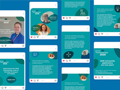 Social media recruitment campaign - Motion Design