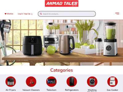 Ahmad Taleb Electronics - Création de site internet