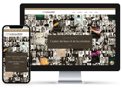 Création du Site Internet Centre du Luxe - Graphic Design
