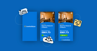 HTML5 Display Advertising Banners - loveholidays - Marketing