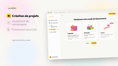 MyMoojo – Plateforme de crowdfunding dédiée à la formation - Web Applicatie