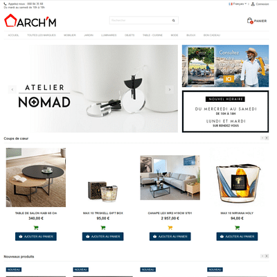 www.archm.be - E-commerce