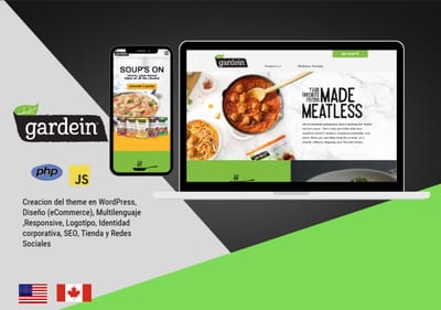 Gardein - Website Creation