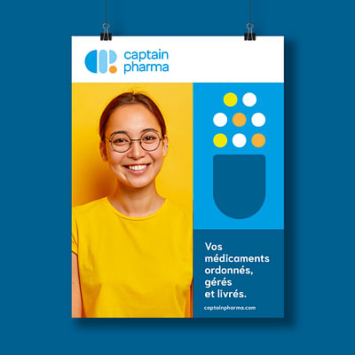 Création de l'identité visuelle de Captain Pharma - Design & graphisme