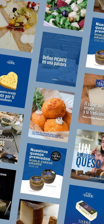 Redes sociales y Social Media para Quesos El Pastor - Réseaux sociaux