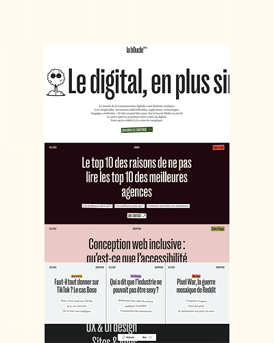 la boucle média - Estrategia digital