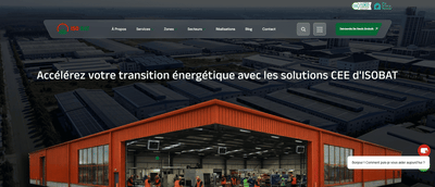 ISOBAT - Site Web dédiée à la rénovation énergétique - Référencement naturel