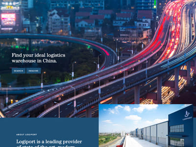 Logiport China - Web Applicatie