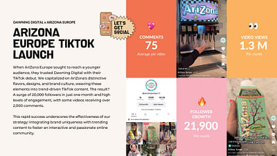AriZona Iced Tea Europe TikTok Launch - Social Media
