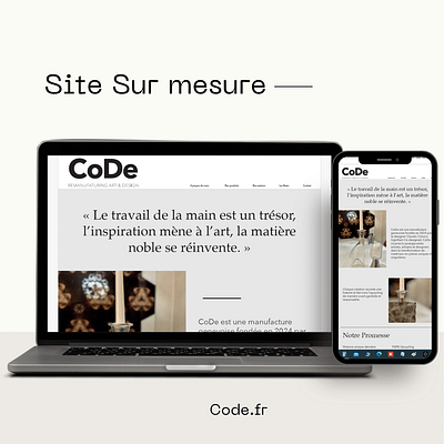 Création de site Web vitrine - Création de site internet