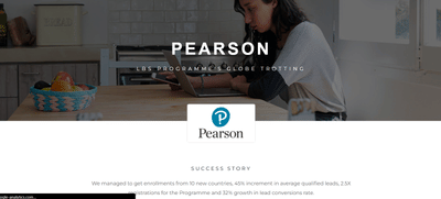 PEARSON LBS Programme's Globe Trotting - Digitale Strategie
