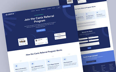 Canix Referral Website - Webseitengestaltung