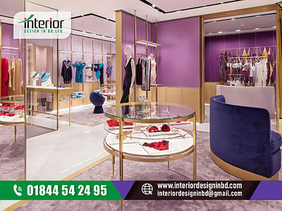 Showroom Interior Design. A modern showroom - Advertising