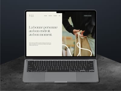 Site web pour un service de gestion de personnel - Création de site internet