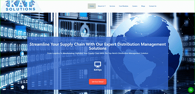 Distribution Management System Website Designing - Website Creatie