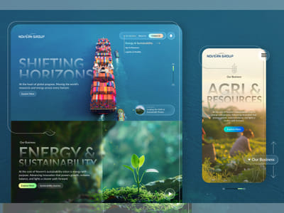 Novern Group – Corporate Brand Identity & Digital Foundation - Ergonomie (UX/UI)