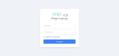 Logiciel interne de gestion - Aide à la personne - Application web