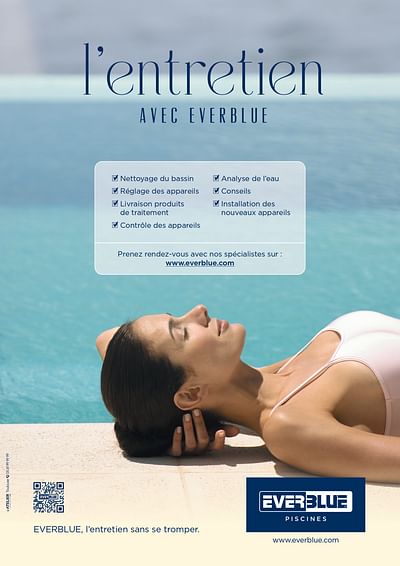 Les yeux dans le bleu - Print