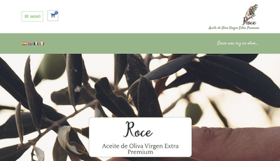 Tienda Online ROCE Oliva Virgen Extra Premium - Webseitengestaltung