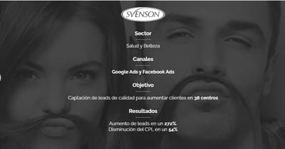 Resultados espectaculares para Svenson - Redes Sociales