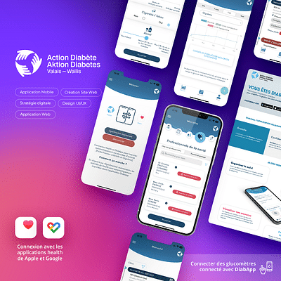 DiabApp Application mobile pour patient diabétique - Mobile App