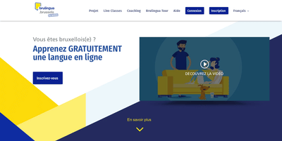 Site Internet | Brulingua by Actiris - Création de site internet