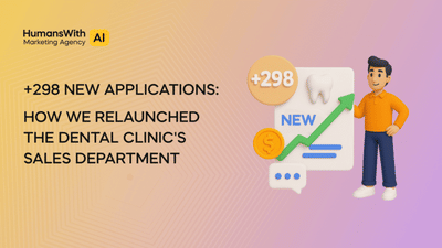 298 New Applications: Relaunching a Dental Clinic’s Sales Dept - Werbung