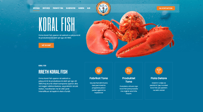 Koral Fish Website & Social Media Marketing - Webseitengestaltung